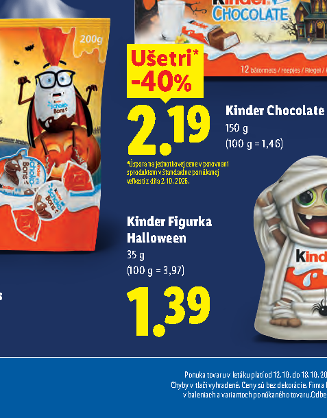 Kinder Figurka Halloween