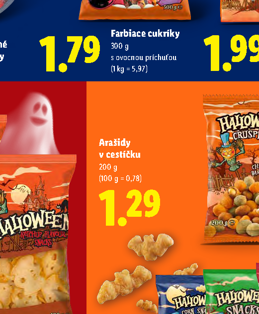 Arašidy v cestíčku