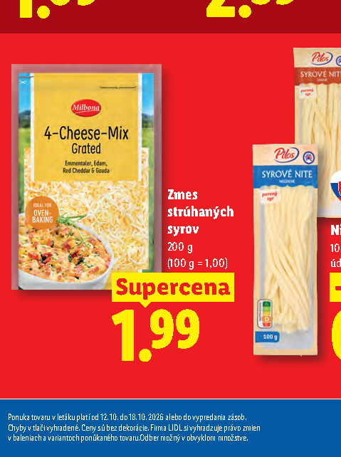 Zmes strúhaných syrov
