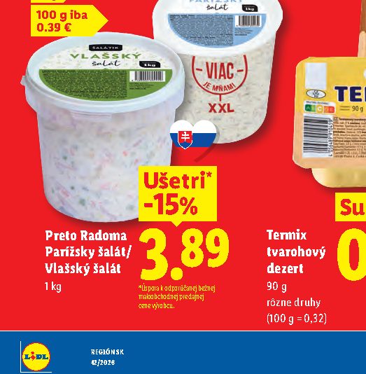 Preto Radoma Parížsky šalát/ Vlašský šalát