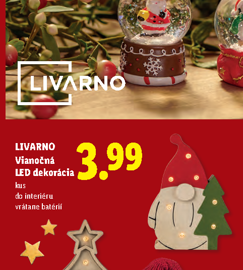LIVARNO Vianočná LED dekorácia