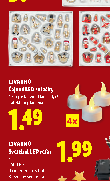 LIVARNO Čajové LED sviečky