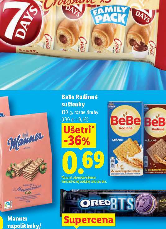 BeBe Rodinné sušienky