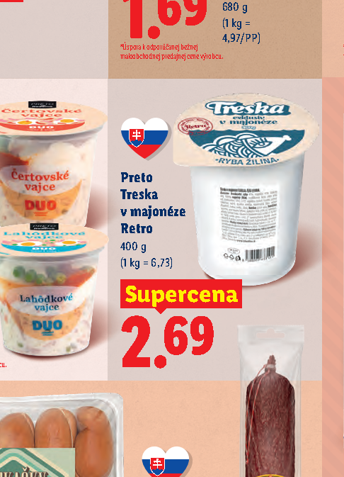 Preto Treska v majonéze Retro