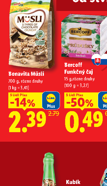 Bercoff Funkčný čaj Bonavita Müsli