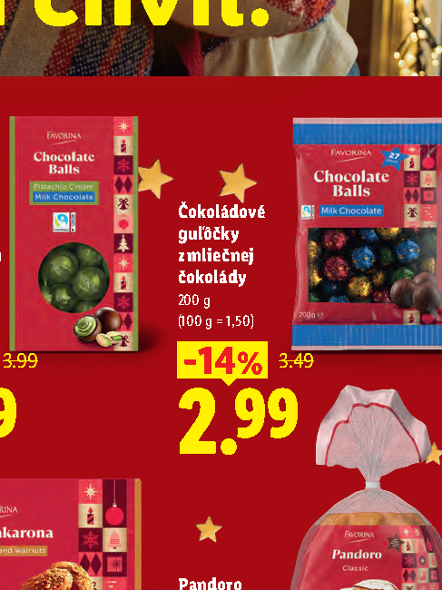 Čokoládové guľôčky z mliečnej čokolády