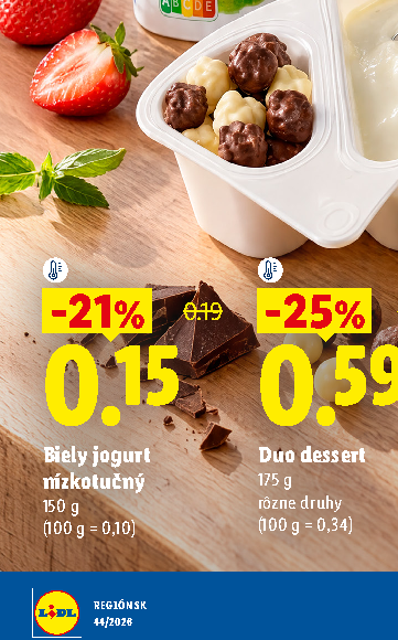 Biely jogurt nízkotučný