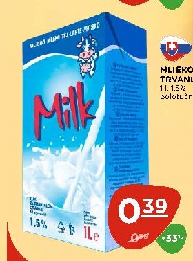 Mlieko trvanlivé