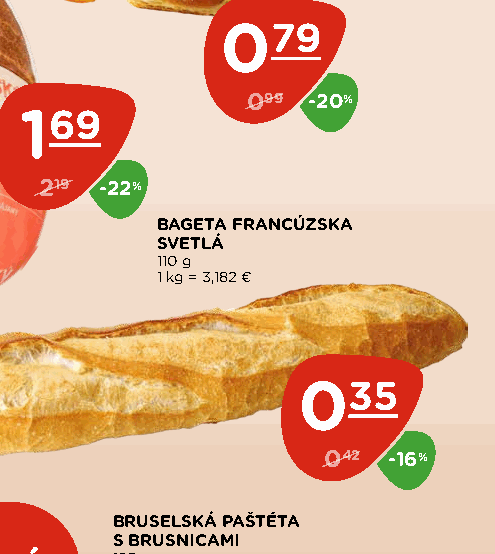 BAGETA FRANCÚZSKA SVETLÁ