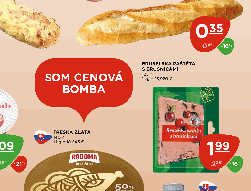 BRUSELSKÁ PAŠTÉTA S BRUSNICAMI