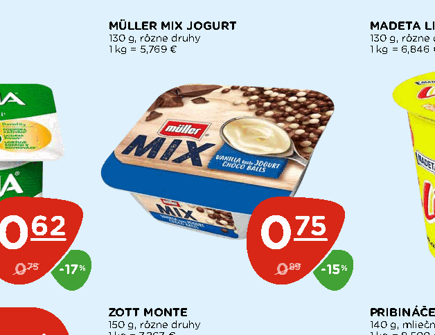 MÜLLER MIX JOGURT