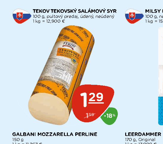 TEKOV TEKOVSKÝ SALÁMOVÝ SYR