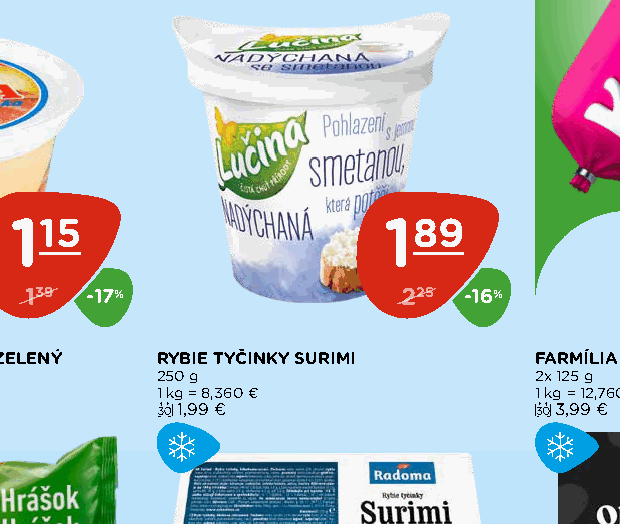 RYBIE TYČINKY SURIMI