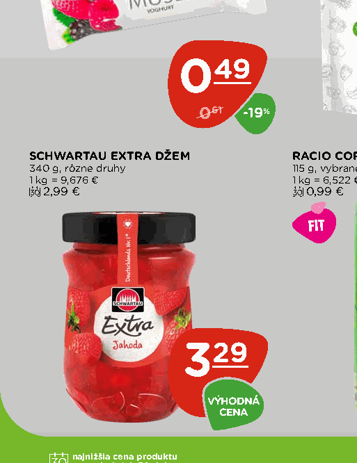 SCHWARTAU EXTRA DŽEM
