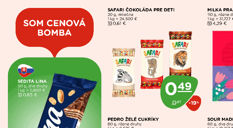 SAFARI ČOKOLÁDA PRE DETI