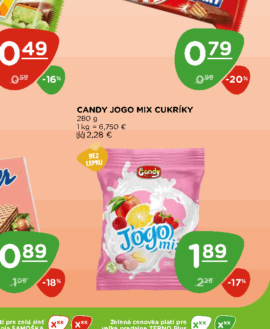CANDY JOGO MIX CUKRÍKY