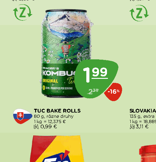 TUC BAKE ROLLS