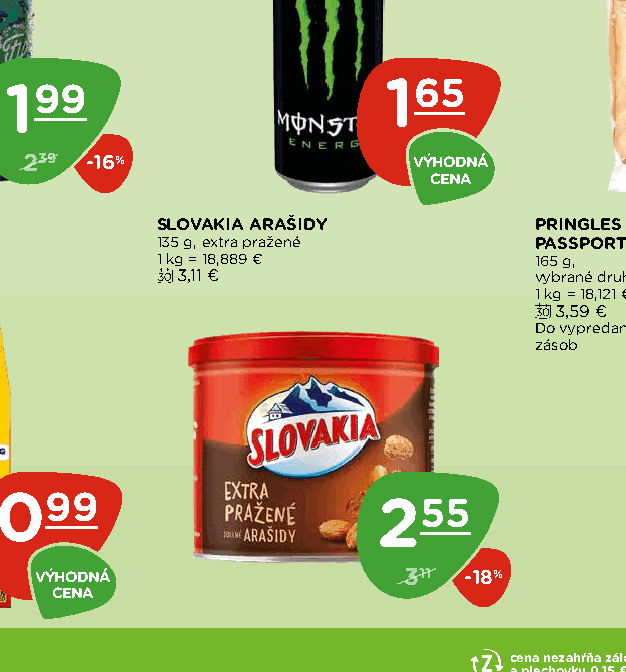 SLOVAKIA ARAŠIDY