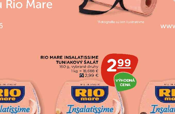 RIO MARE INSALATISSIME TUNIAKOVÝ ŠALÁT