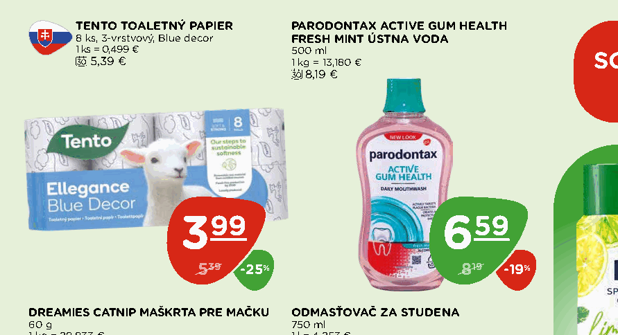 PARODONTAX ACTIVE GUM HEALTH FRESH MINT ÚSTNA VODA
