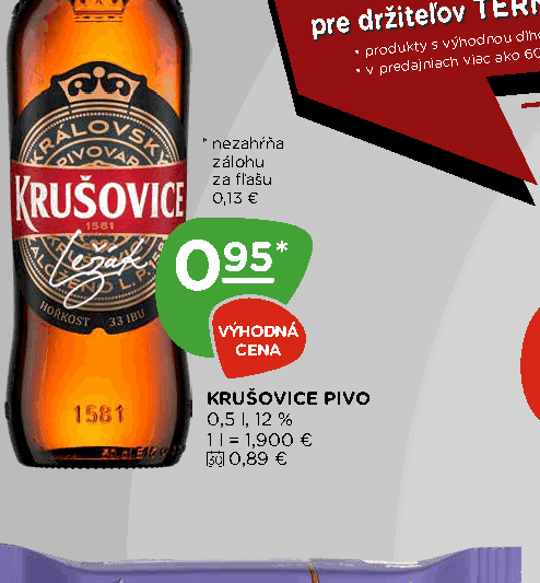 KRUŠOVICE PIVO