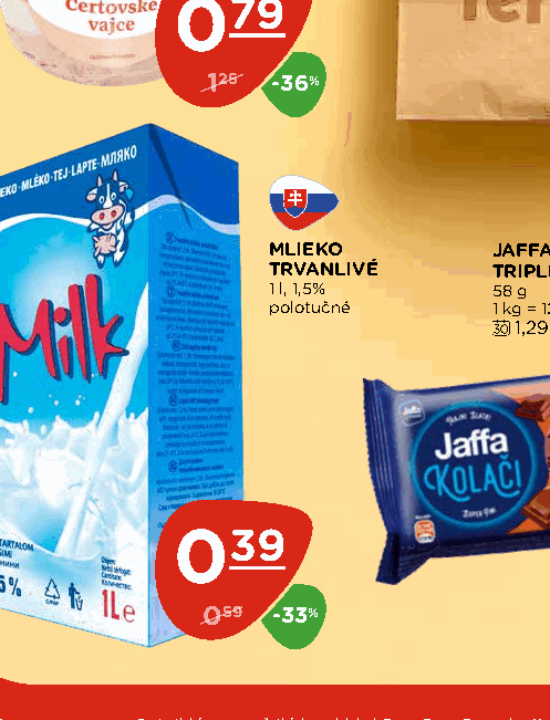 MLIEKO TRVANLIVÉ