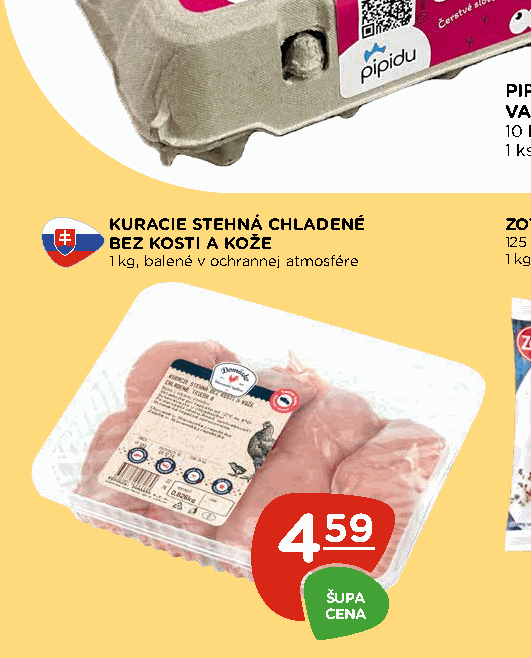 KURACIE STEHNÁ CHLADENÉ BEZ KOSTI A KOŽE
