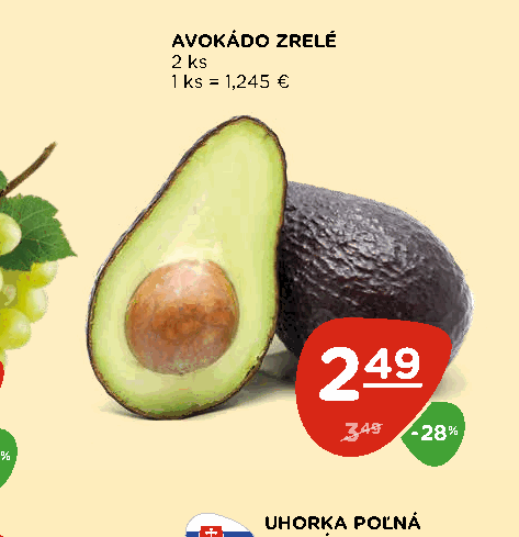 AVOKÁDO ZRELÉ