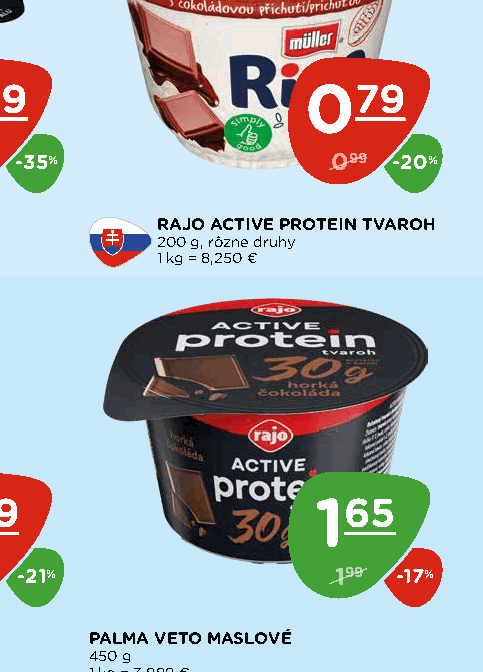 RAJO ACTIVE PROTEIN TVAROH