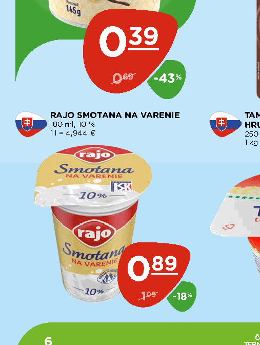 RAJO SMOTANA NA VARENIE
