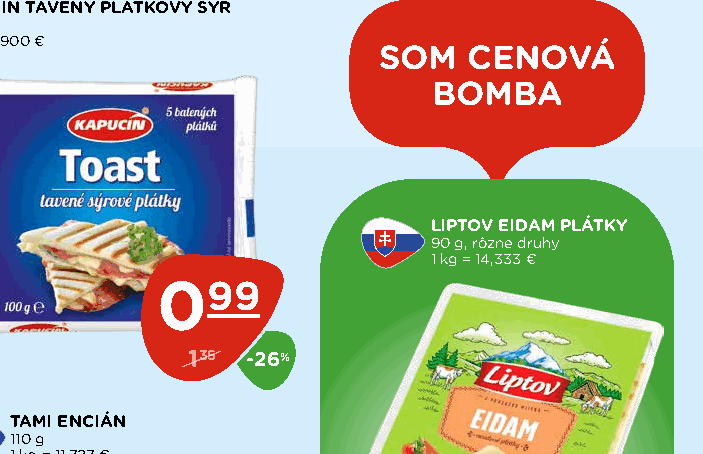 LIPTOV EIDAM PLÁTKY