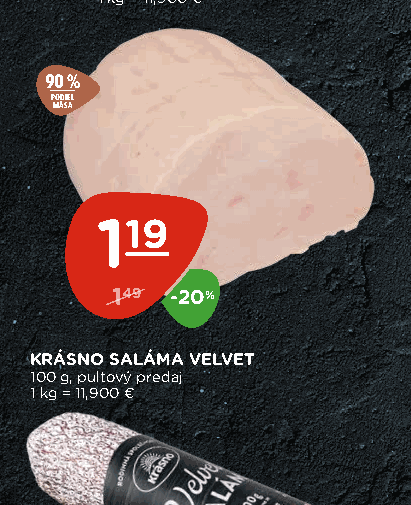 KRÁSNO SALÁMA VELVET