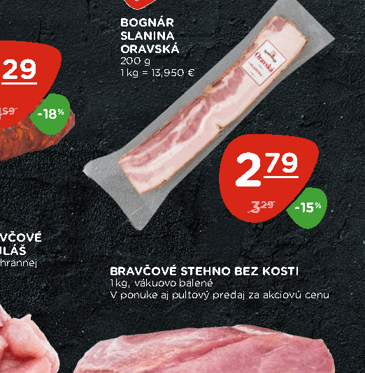 BRAVČOVÉ STEHNO BEZ KOSTI