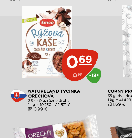 NATURELAND TYČINKA ORECHOVÁ