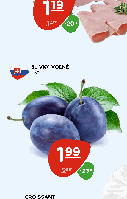 SLIVKY VOĽNÉ