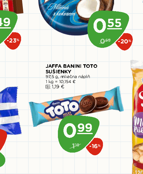 JAFFA BANINI TOTO SUŠIENKY