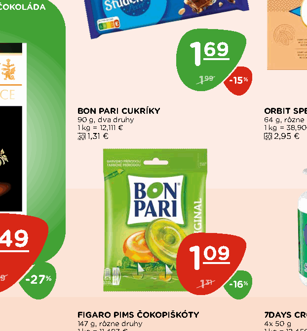 BON PARI CUKRÍKY