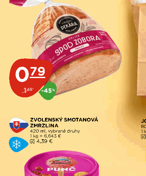 ZVOLENSKÝ SMOTANOVÁ ZMRZLINA