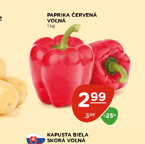 PAPRIKA ČERVENÁ VOĽNÁ