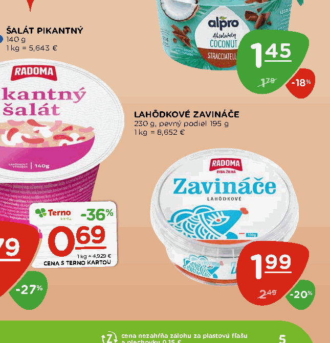 LAHÔDKOVÉ ZAVINÁČE