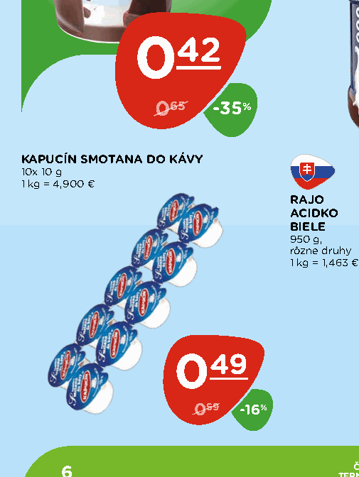 KAPUCÍN SMOTANA DO KÁVY