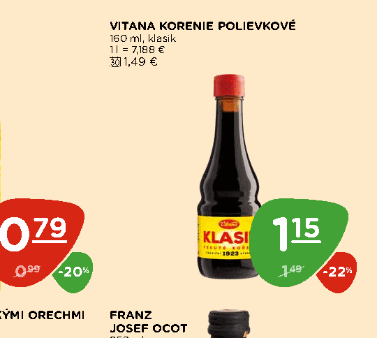 VITANA KORENIE POLIEVKOVÉ