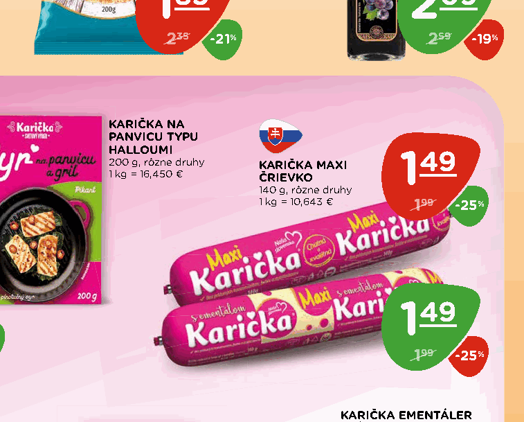 KARIČKA MAXI ČRIEVKO