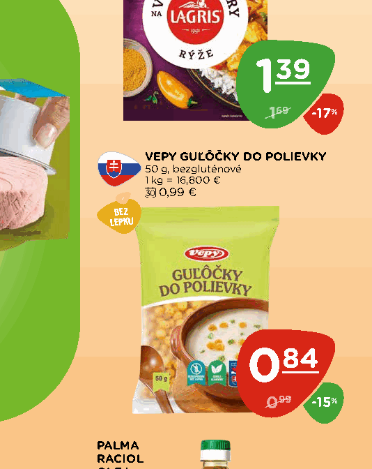 VEPY GUĽÔČKY DO POLIEVKY