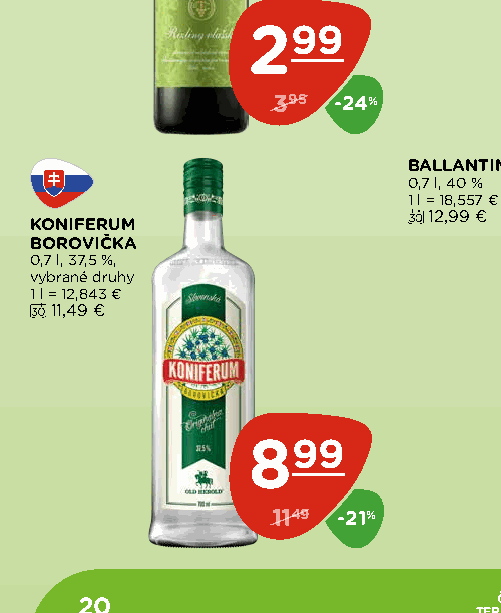 KONIFERUM BOROVIČKA
