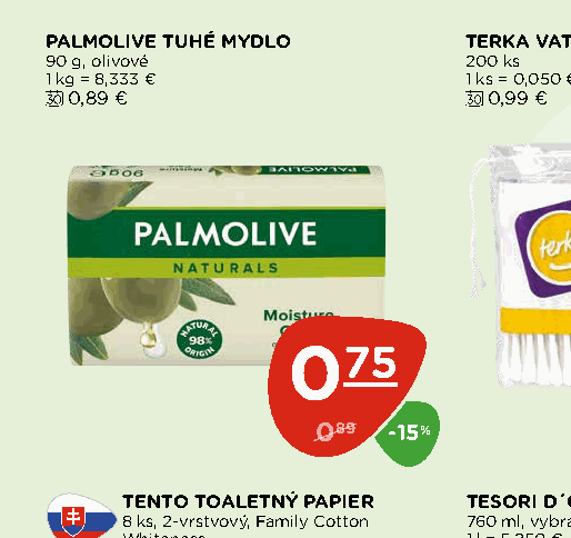 PALMOLIVE TUHÉ MYDLO