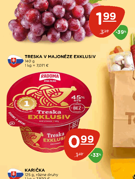 TRESKA V MAJONÉZE EXKLUSIV