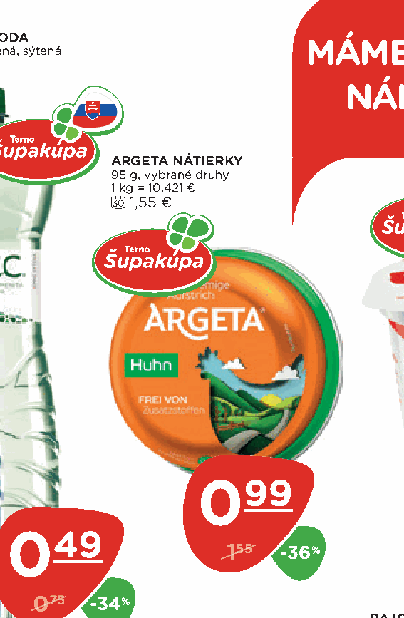 ARGETA NÁTIERKY