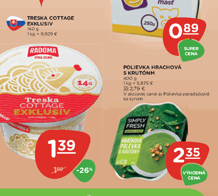 POLIEVKA HRACHOVÁ S KRUTÓNM