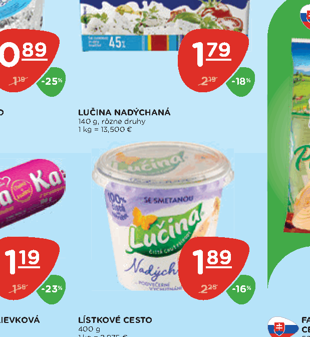 LUČINA NADÝCHANÁ